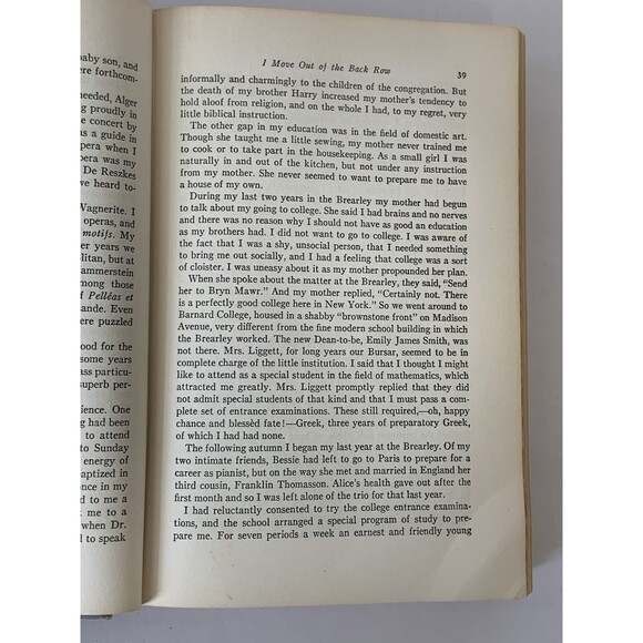 SIGNED Book + signed letter / Many a Good Crusade / Virginia Gildersleeve / 1955 - Picture 10 of 12